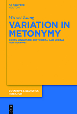 Variation in Metonymy - Weiwei Zhang