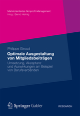 Optimale Ausgestaltung von Mitgliedsbeitr&auml;gen - Philippe Giroud