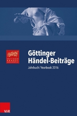 G&ouml;ttinger H&auml;ndel-Beitr&auml;ge, Band 17 - 