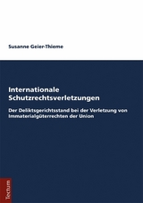 Internationale Schutzrechtsverletzungen - Susanne Geier-Thieme
