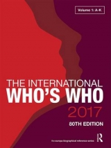 The International Who's Who 2017 - Publications, Europa