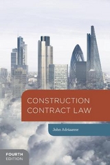 Construction Contract Law - Adriaanse, John