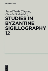 Studies in Byzantine Sigillography. Volume 12 - 