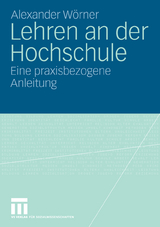 Lehren an der Hochschule - Alexander W&ouml;rner