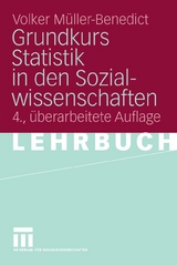 Grundkurs Statistik in den Sozialwissenschaften - Volker Müller-Benedict