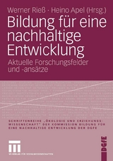 Bildung f&uuml;r eine nachhaltige Entwicklung - 