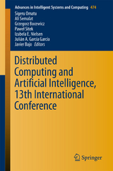 Distributed Computing and Artificial Intelligence, 13th International Conference - 