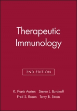 Therapeutic Immunology - Austen, K. Frank; Burakoff, Steven J.; Rosen, Fred S.; Strom, Terry B.