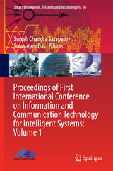 Proceedings of First International Conference on Information and Communication Technology for Intelligent Systems: Volume 1 - 