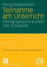 Teilnahme am Unterricht - Georg Breidenstein