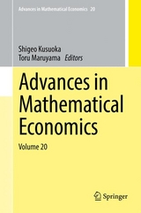 Advances in Mathematical Economics Volume 20 - 