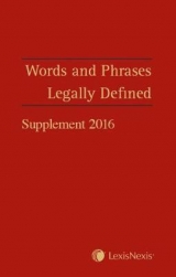 Words and Phrases Legally Defined 2016 Supplement - Hay, David