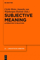 Subjective Meaning - 