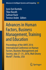 Advances in Human Factors, Business Management, Training and Education - 