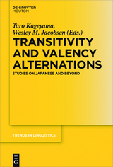 Transitivity and Valency Alternations - 