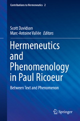 Hermeneutics and Phenomenology in Paul Ricoeur - 