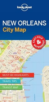 Lonely Planet New Orleans City Map -  Lonely Planet