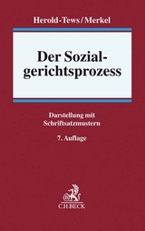 Der Sozialgerichtsprozess - Klaus Niesel, Heike Herold-Tews, G&uuml;nter Merkel