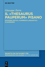 Il &laquo;Thesaurus pauperum&raquo; pisano - Giuseppe Zarra