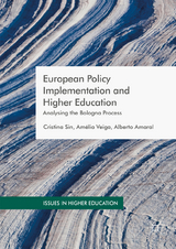 European Policy Implementation and Higher Education - Cristina Sin, Amélia Veiga, Alberto Amaral