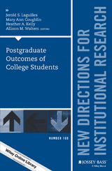 Postgraduate Outcomes of College Students - 
