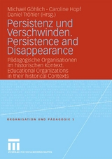 Persistenz und Verschwinden. Persistence and Disappearance - 