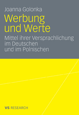Werbung und Werte - Joanna Golonka