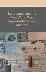 Languages and the First World War: Representation and Memory - 