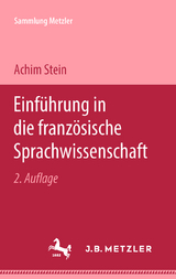 Einf&uuml;hrung in die franz&ouml;sische Sprachwissenschaft - Achim Stein