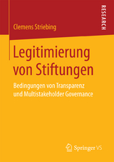 Legitimierung von Stiftungen - Clemens Striebing
