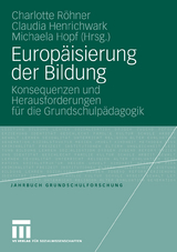 Europ&auml;isierung der Bildung - 
