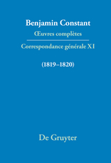 Correspondance g&eacute;n&eacute;rale 1819&ndash;1820 - 