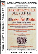 PADP-Reprint 1: Antike Architektur studieren - Architectura Civilis - Säulenarten & Säulenordnung nach Vitruv - 