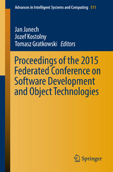 Proceedings of the 2015 Federated Conference on Software Development and Object Technologies - 