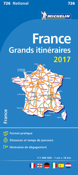 France Route Planning 2017 National Map 726