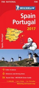 Spain & Portugal 2017 National Map 734 - 