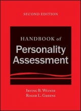 Handbook of Personality Assessment - Weiner, Irving B.; Greene, Roger L.