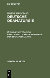 Deutsche Dramaturgie der Sechziger Jahre - 