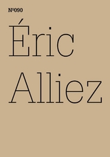 &Eacute;ric Alliez - &Eacute;ric Alliez