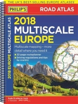 Philip's 2018 Multiscale Road Atlas Europe - Philip's Maps