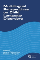 Multilingual Perspectives on Child Language Disorders - 