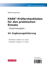 FARR Prüferchecklisten für den praktischen Einsatz - Farr, Wolf-Michael