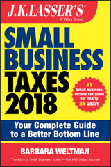 J.K. Lasser′s Small Business Taxes 2018 - Weltman, Barbara