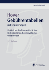 Geb&uuml;hrentabellen - Henning Oberlack, Albert H&ouml;ver