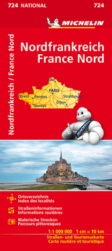 Michelin Karte Nordfrankreich. France Nord - 