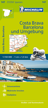 Michelin Costa Brava, Barcelona und Umgebung. Costa Brava, Environs de Barcelone