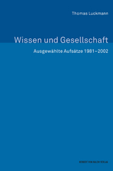 Wissen und Gesellschaft - Thomas Luckmann
