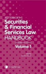 Butterworths Securities and Financial Services Law Handbook - Sabalot, Deborah A