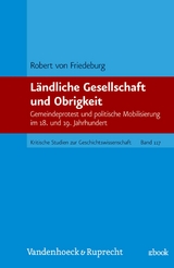 L&auml;ndliche Gesellschaft und Obrigkeit -  Robert von Friedeburg