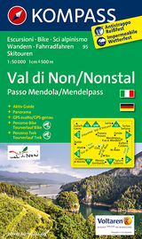 KOMPASS Wanderkarte Val di Non - Nonstal - KOMPASS-Karten GmbH